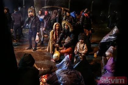 Son dakika: Göçmenler sınıra akın etti! Görüntüler Edirne’den