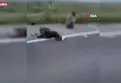 Şanlıurfa’da kaza: Motosiklet şarampole uçtu!