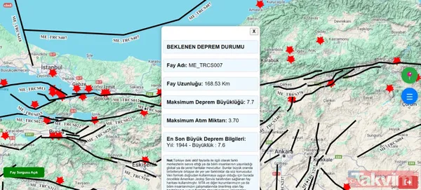 İşte Türkiye'nin diri fay hatları! Herkes oturduğu yeri merak ediyor... O bölgeye dikkat! - 13