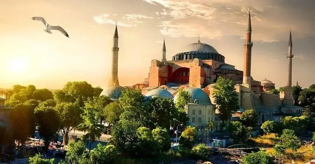 Ayasofya’da yeni detay! Kırmızı renkli mermerler Muğla’dan İstanbul’a götürülmüş...