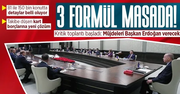 Başkan Erdoğan millete seslenecek: Gözler kritik Kabine’de! Masada takibe düşen kart borçları için 3 formül var