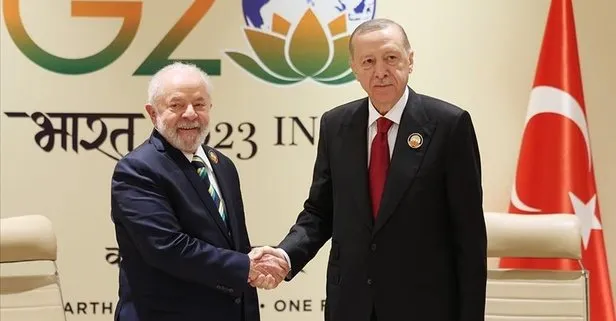 Başkan Erdoğan, Brezilya Devlet Başkanı Luiz Inacio Lula da Silva ile bir telefon görüşmesi gerçekleştirdi