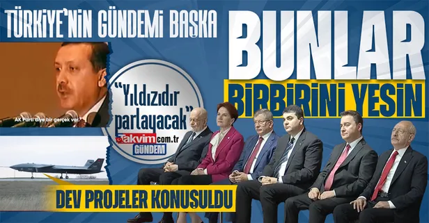 6+1'li koalisyon birbirini yiyedursun! Dev projeler Türkiye gündeminde