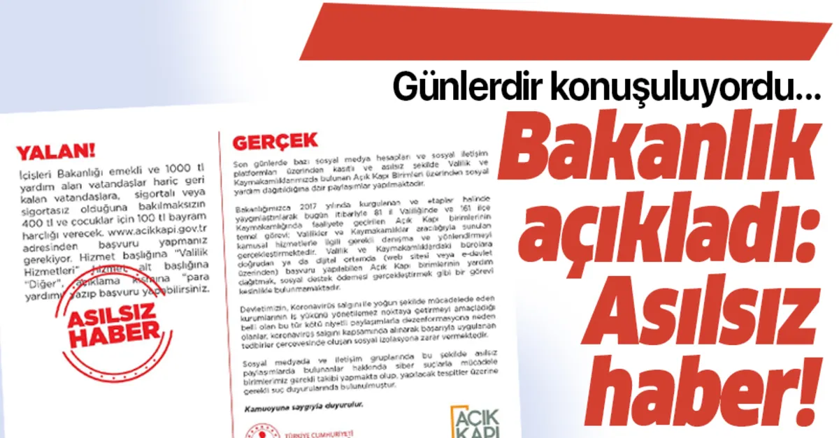 icisleri bakanligi ndan son dakika