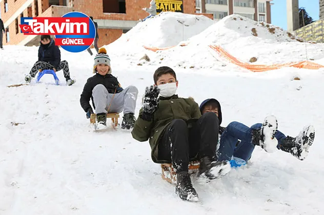 17 Ocak Pazartesi okullar tatil mi? Bugün kar tatili olan iller ve ilçeler hangileri? Valilik MEB son dakika Tokat, Gümüşhane, Kırşehir...