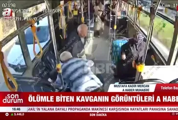 İETT otobüsünde cinayet kamerada!