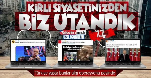 Sözcü, Diken, HALK TV, KRT, Duvar Kahramanmaraş’taki deprem üzerinden algı operasyonuna soyundu! Erdoğan CHP’li belediyeleri aramadı iddiası!