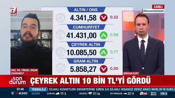Altın rekor kırmaya devam ediyor... Çeyrek altın 10 bin TL'yi aştı!