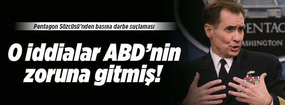 O iddialar ABD'nin zoruna gitmiş!