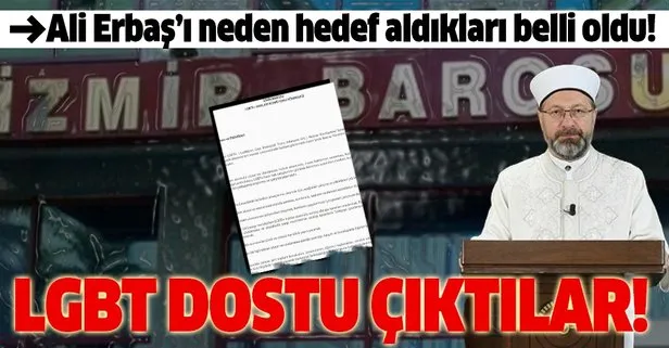 Ankara Barosu’nun ardından İzmir Barosu’nun da LGBT merkezi açtığı ortaya çıktı!