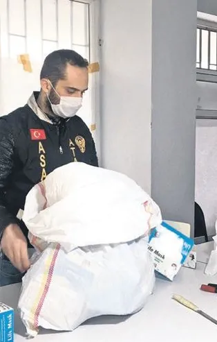 İstanbul'da kaçak maske operasyonu