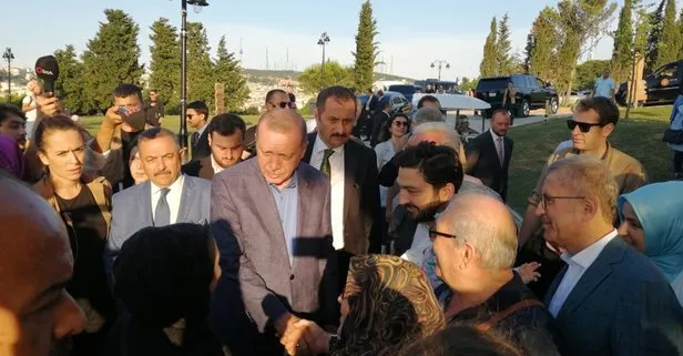 Başkan Recep Tayyip Erdoğan Nakkaştepe Millet Bahçesi’ni ziyaret etti