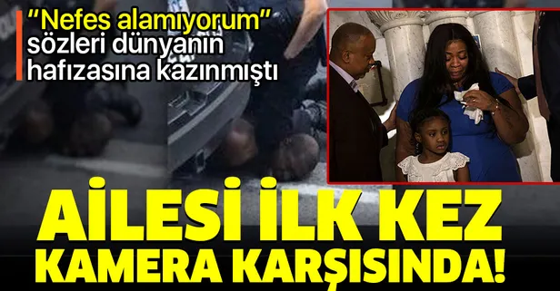 ABD'de polis tarafından öldürülen Georg Floyd'un ailesi ilk kez kamera karşısında!