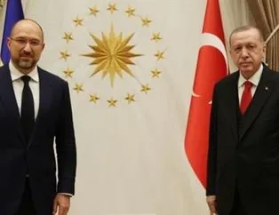 Başkan Erdoğan, Shmyhal’ı kabul etti