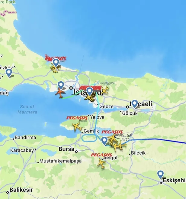 Doğal gaz sızıntısı sonrası Sabiha Gökçen Havalimanı'nda uçuş trafiği normale döndü-1