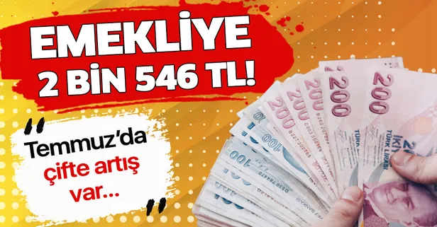 Emekliye en az 2 bin 545 TL