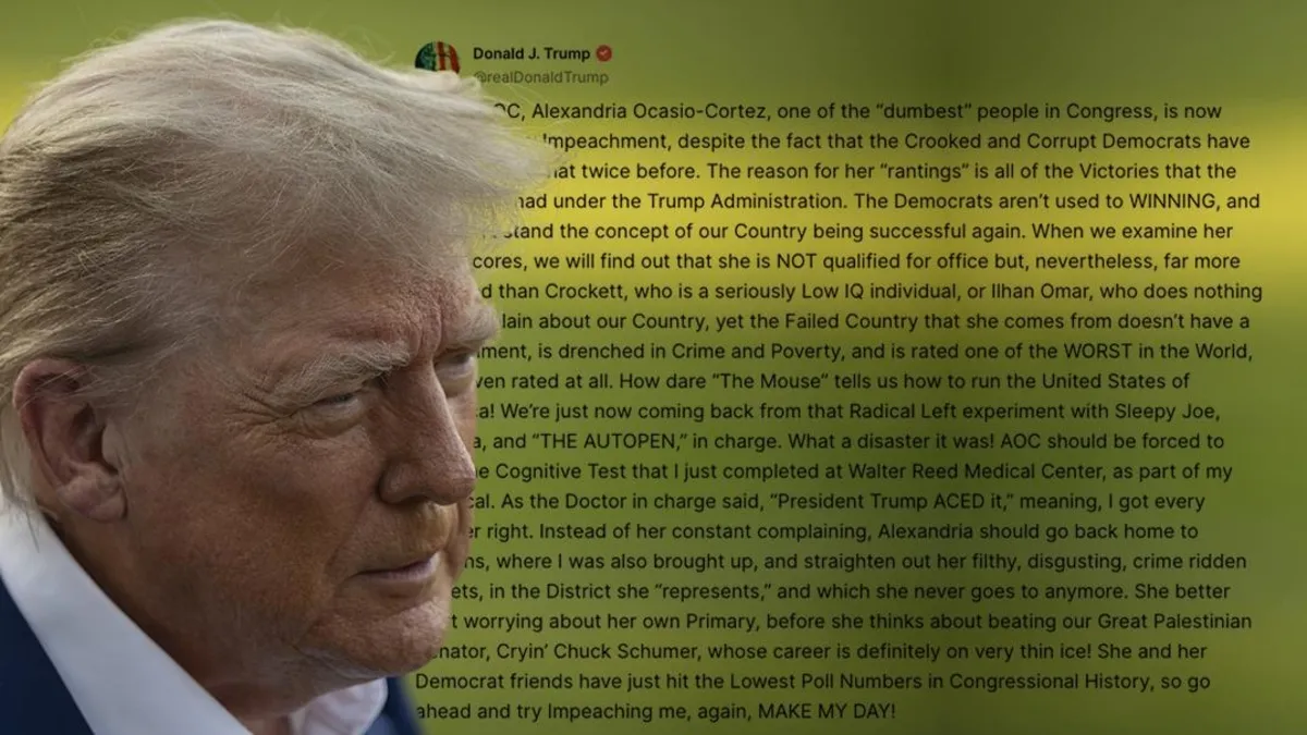 Trump İran kararını eleştiren ve "azil" tartışması başlatan Kongre üyelerini yerden yere vurdu