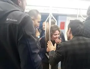 Ankara metrosunda bir garip olay! İtfaiye kurtardı