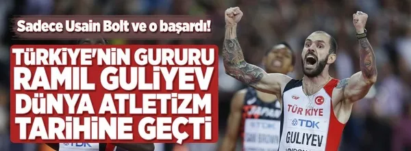 Usain Bolt'tan Ramil Guliyev'e tebrik-1