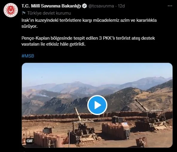 Teröre Pençe-Kaplan darbesi: 3 PKK'lı terörist etkisiz hale getirildi-1