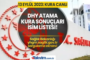 13 Eylül 2023 DHY KURA CANLI İZLE! Sağlık Bakanlığı 112. dönem DHY kura sonuçlarına nasıl bakılır?