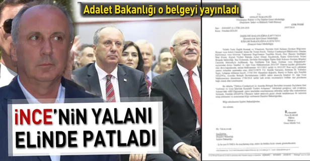 Muharrem İnce'nin FETÖ yalanı elinde patladı