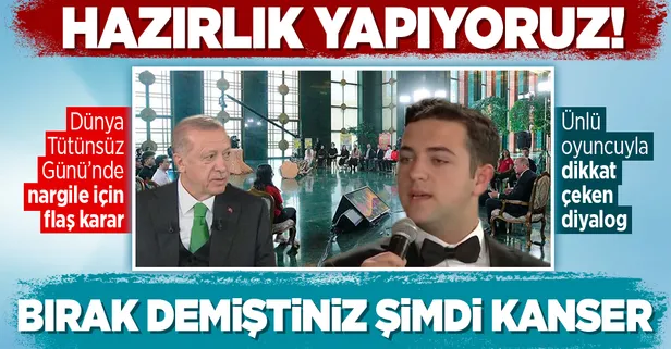 Başkan Erdoğan'dan Dünya Tütünsüz Günü Gençlik Buluşmasında önemli açıklamalar