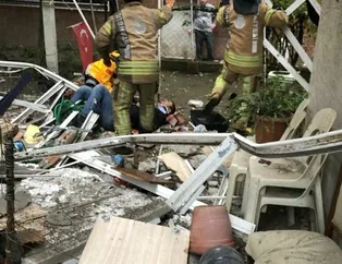 Avcılar’da korku dolu anlar! Balkon çöktü