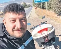 İnat uğruna bin 200 kilometre yol kat etti