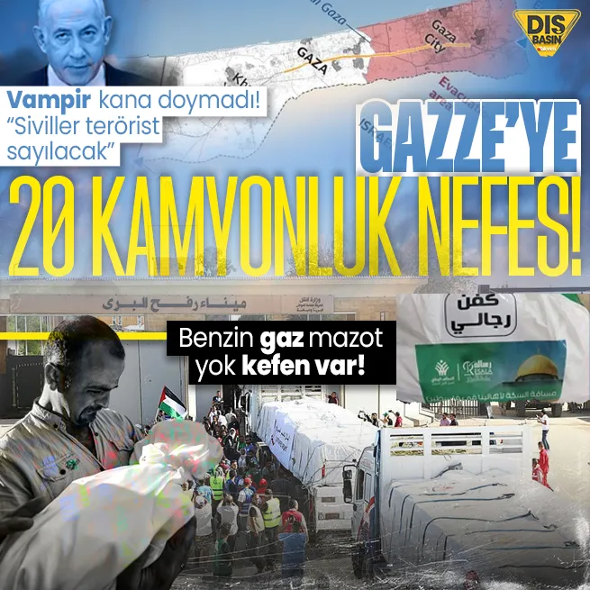 CANLI TAKİP | Refah Kapısı günler sonra açıldı! Dünyanın gözü Gazzede... Soykırımcı İsrailden Filistinli sivillere tehdit