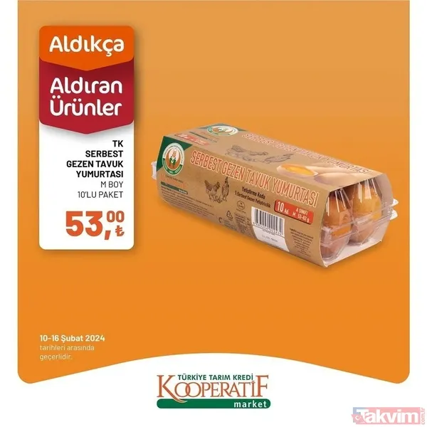 Tarım Kredi market 10-16 Şubat fiyat listesi! 41 üründe dev indirim! Peynir, 94.90 TL, Çay 54.90 TL, 6'lı kağıt havlu 54.90 TL... - 22