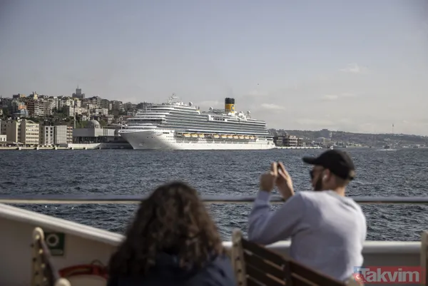 Türk limanlarına yanaşan en büyük yolcu gemisi Costa Venezia İstanbul'da! Bu yıl 250 cruise gemisi bekleniyor - 15