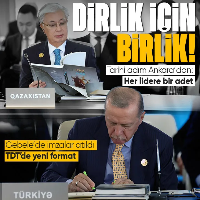 Başkan Erdoğandan Azerbaycana TDT çıkarması! Gebelede imzalar atıldı | Ankaradan ortak alfabe adımı