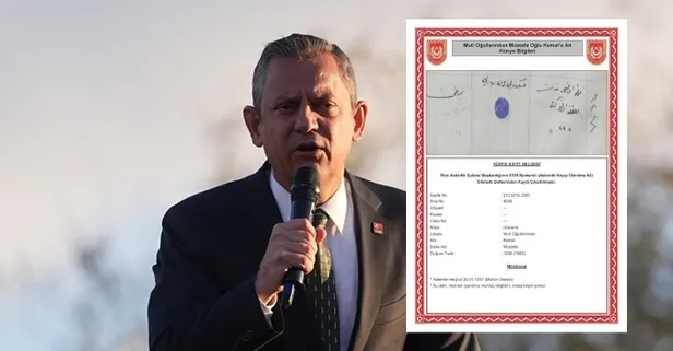 Özgür Özel'e tarihi belge tokadı! Başkan Erdoğan'a “Deden neredeydi” sorusuna şehadet belgeli yanıt geldi