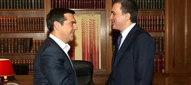 Bakan Çelik, Yunanistan Başbakanı Çipras ile görüştü
