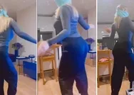 Hande Sarıoğlu yeni dans videosu paylaştı Habertürkü topa tuttu: Ne kıyametler koptu kanalda ama dansımızı idare edemediler