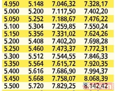 SSK ve Bağ-Kur'lulara %42.35, memur emeklileri %41.69 zam! Temmuz artış oranları netleşti TAKVİM tek tek hesapladı! - 20