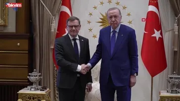Başkan Erdoğan Alman Bakan Wadephul'u kabul etti