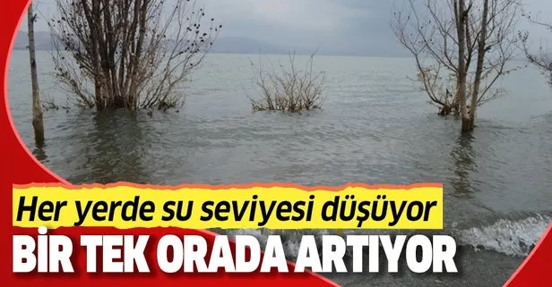 SON DAKİKA: Elazığ Sivrice’de meydana gelen 6.8 büyüklüğündeki depremin ardından Hazar Gölü’nde su seviyesi yükseldi