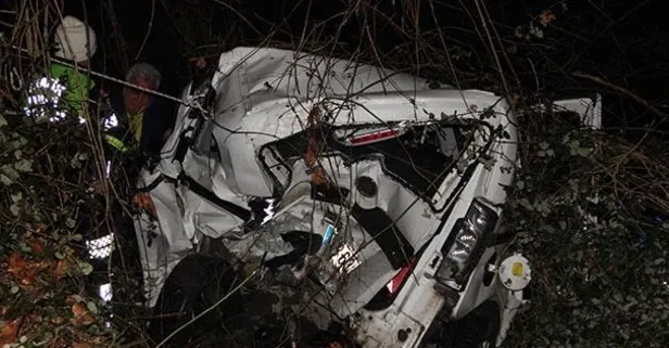 Son dakika: Ordu'da çok feci kaza! Araç bu hale geldi