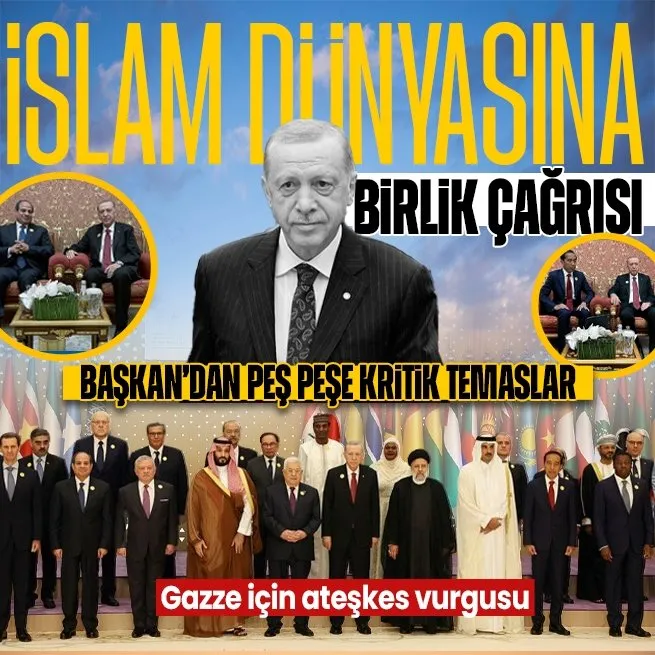 Başkan Erdoğandan kritik temaslar! Peş peşe liderlerle bir araya geldi