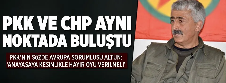 PKK ve CHP yine aynı noktada buluştu
