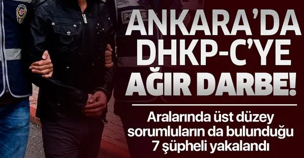 Son dakika: Ankara’da terör operasyonu: DHKP-C’li 7 kişi yakalandı