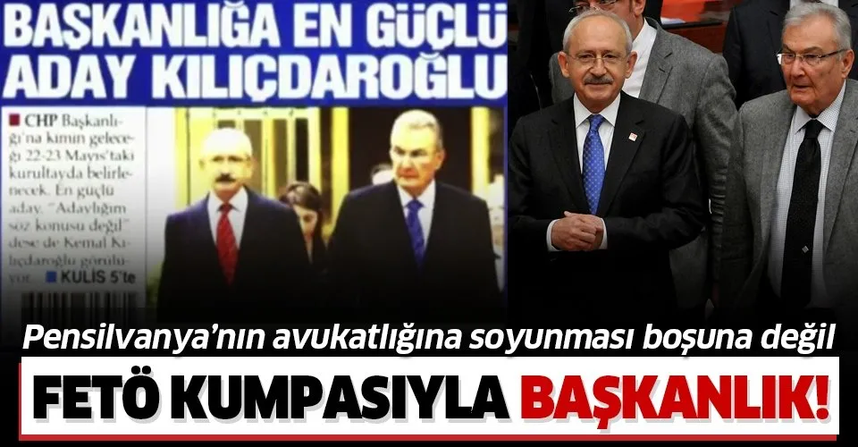 Kılıçdaroğlu’na FETÖ eliyle başkanlık koltuğu! İşte Deniz Baykal'a kaset kumpasının ardındaki gerçekler