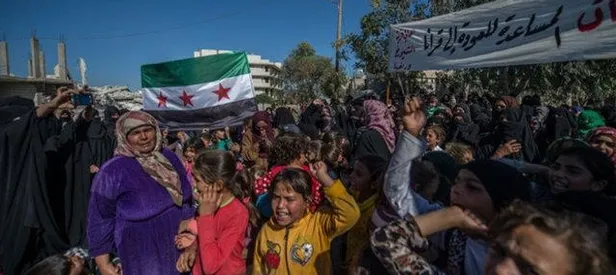 Terör örgütü PYD'nin zulmüne büyük tepki