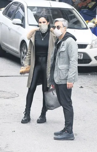 Ayşe Kucuroğlu ile Yunan sevgilisi Alex Papantoniou Bebek'te görüntülendi