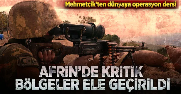 Afrin'de kritik noktalar ele geçirildi