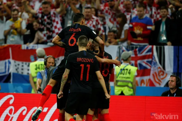 2018 FIFA Dünya Kupas'ında finalin adı belli oldu! Fransa - Hırvatistan - 9