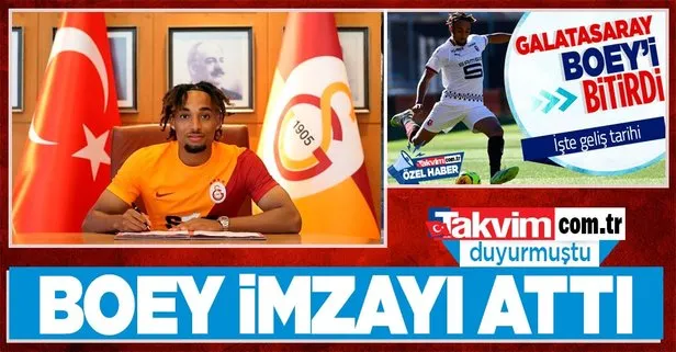 Son dakika: Sacha Boey resmen Galatasaray’da!