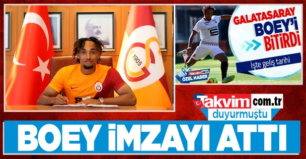 Son dakika: Sacha Boey resmen Galatasaray'da!
